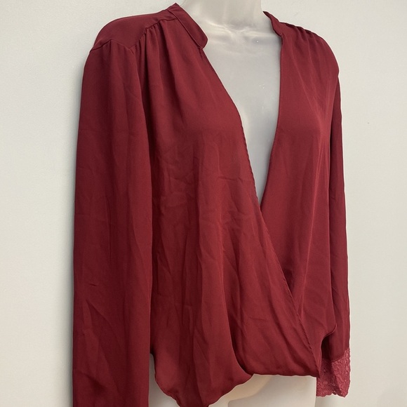 Jealous Tomato Lace Trimmed Blouse - Picture 3 of 8